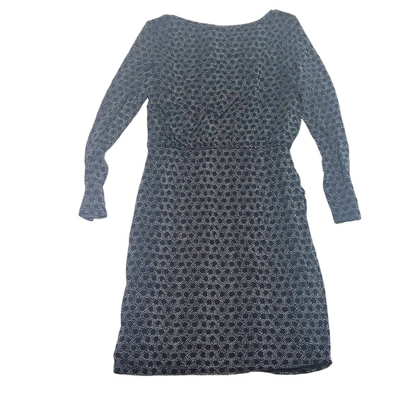 Ann Taylor LOFT black long sleeve shift dress women's XS - Picture 3 of 7